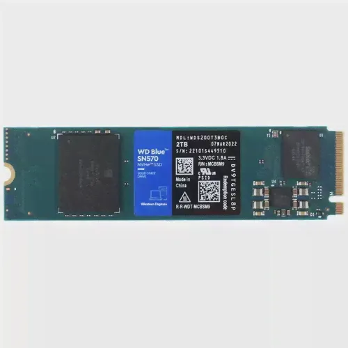 Твердотельный накопитель Western Digital 2000 Gb SN570 Blue WDS200T3B0C-0