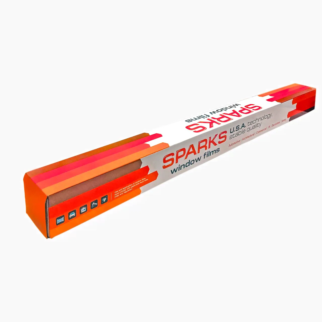 Автомобильная SPARKS IR 7590 CERAMIC BLUE тонировочная, атермальная пленка голубой оттенок (1,524*30м.)-0