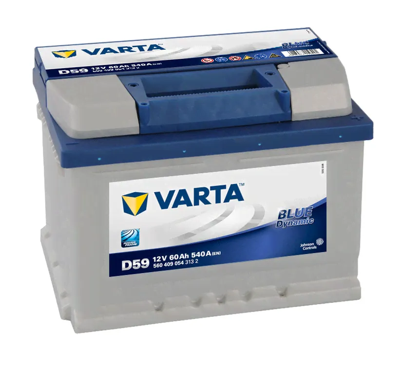 Аккумулятор автомобильный VARTA Blue Dynamic 60 о.п. 560409054 низкая D59-0