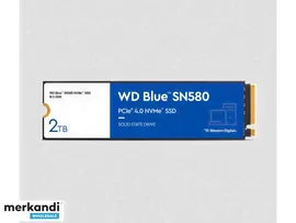 Твердотельный накопитель WD Blue SN580 емкостью 2 ТБ M.2 4150 МБ/с WDS200T3B0E