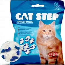 Наполнитель силикагелевый Cat Step Arctic Blue, 15,2 л