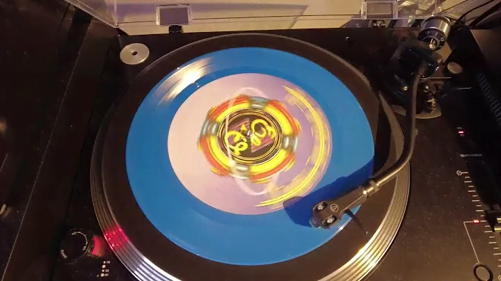 ELO - All over the world     Disc on blue 10" vinyl