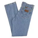 WRANGLER 36MWZ COWBOY CUT SLIM FIT BLUE JEANS MENS SIZE 31x32 WESTERN RODEO VGC