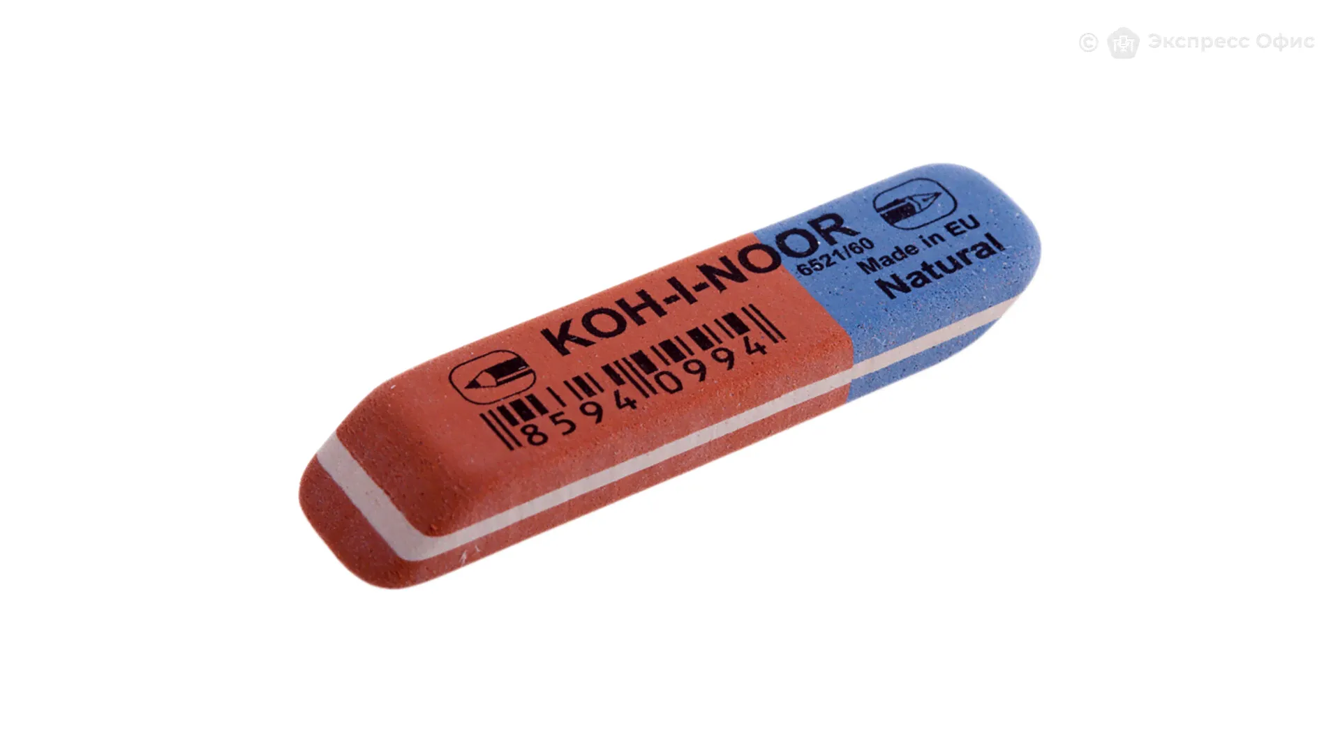 Ластик Koh-i-noor Blue Star (6521060010KDRU) Красный/Синий