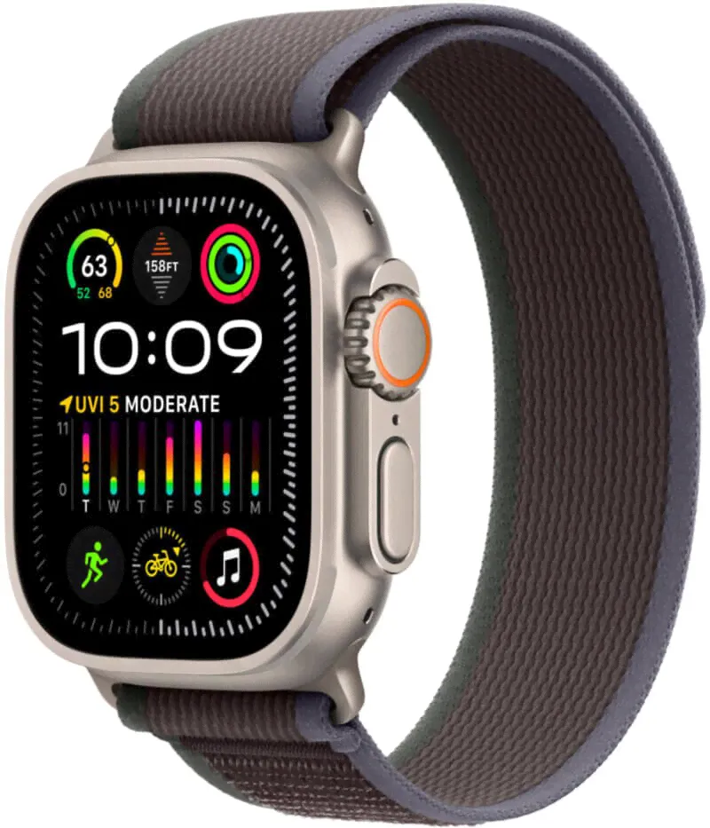 Умные часы Apple Watch Ultra 2 49mm Titanium Case with Blue/Black Trail Loop - M/L (GPS + Cellular)