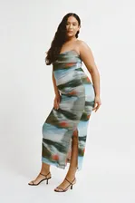 THAIS DRESS - MOTION BLUE — MOTION BLUE / XXS