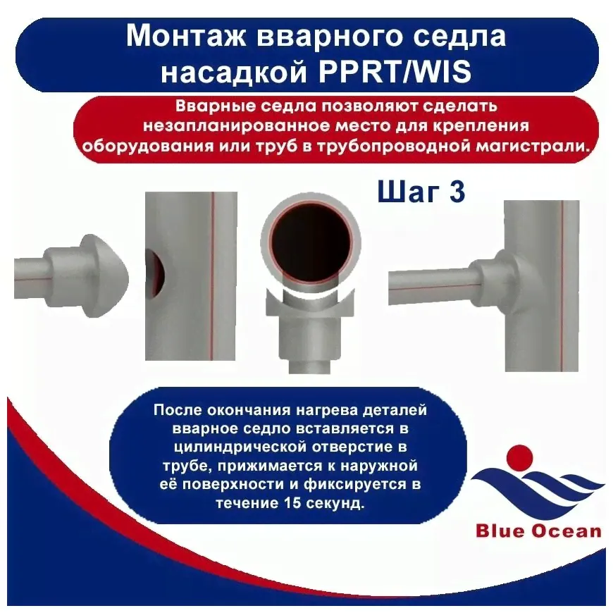 Blue Ocean Сварочные насадки для вварных седел - 90/20-25 PPRT/WIS-90/20-25 .-3