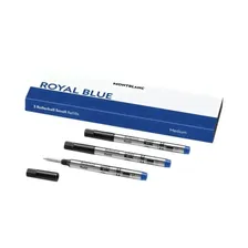 Заправка ручки Montblanc ROYAL BLUE Синий (3 штук)