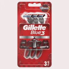 Бритвы одноразовые GILLETTE BLUE 3 Red 3 шт