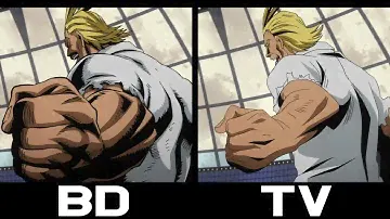 My Hero Academia S1 - Vol.05 | BD vs TV Comparison |
