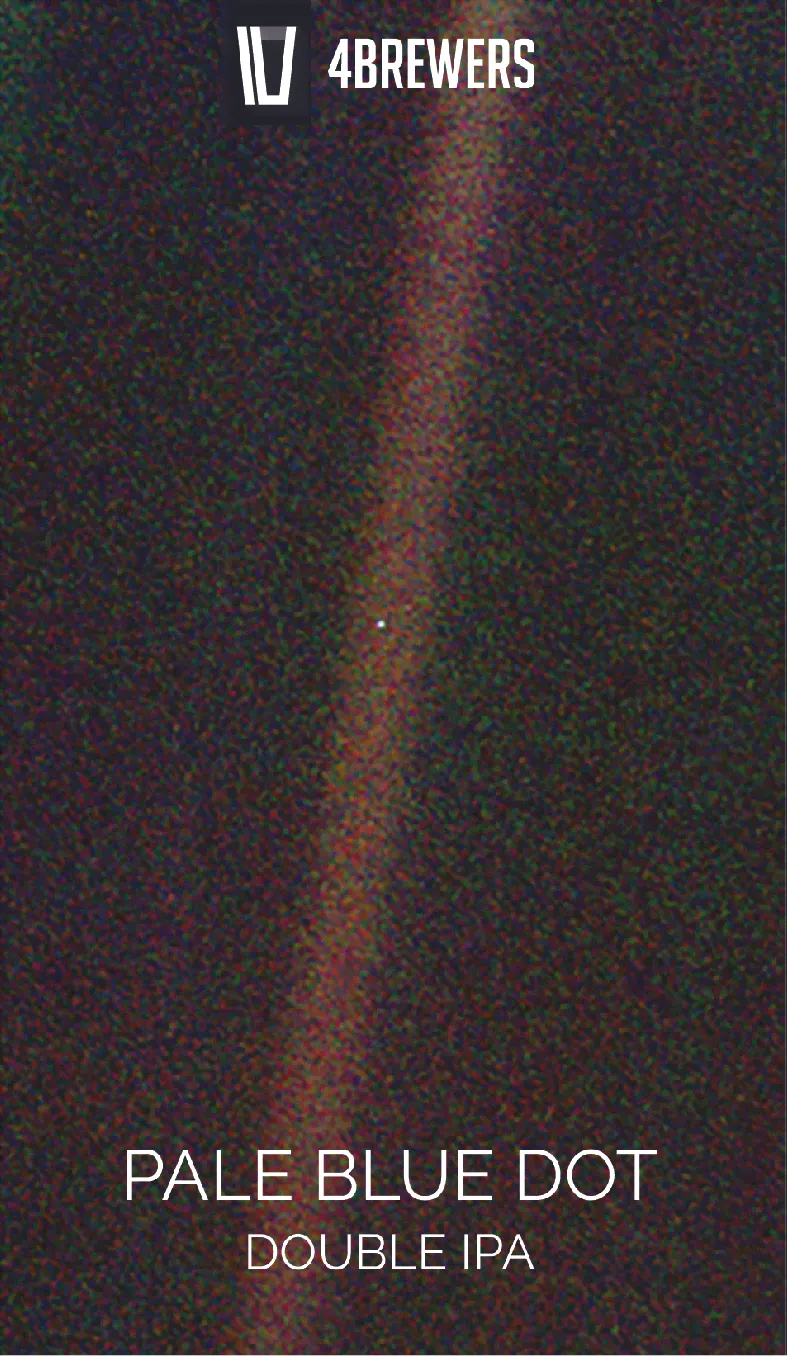 Пиво 4Brewers "Pale Blue Dot" "Пэйл Блю Дот"-2 ж/б 0.5л, 8%-0