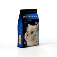 ECO Premium BLUE Наполнитель для кошек древесный комкующийся