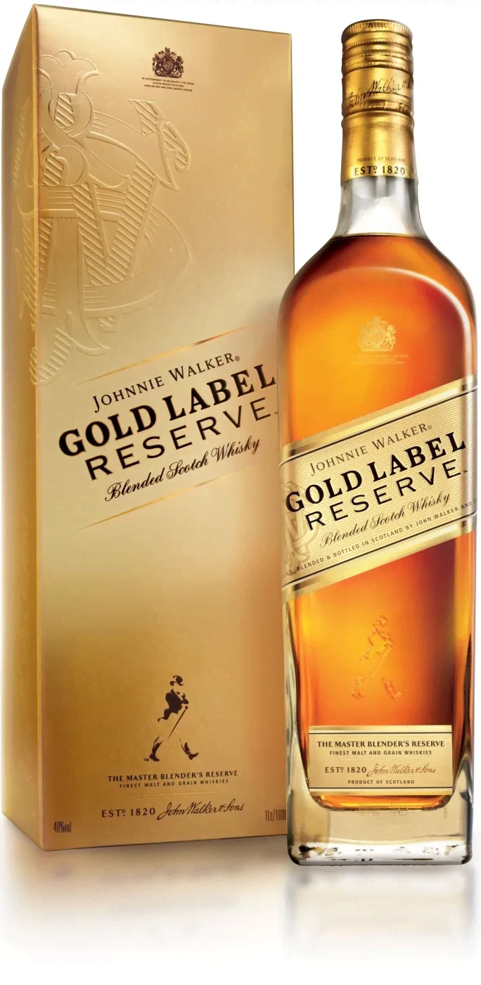 Виски шотландский «Johnnie Walker Blue Label» в подарочной упаковке, 0.75 л-1