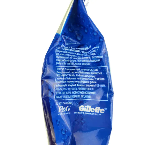 Набор бритвенных станков одноразовых Gillette blue 3 Simple, 4шт-3