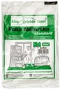 Blue Dolphin Плёнка укрывная HDPE, прозразная, 4,5мкм, 4 x 5м