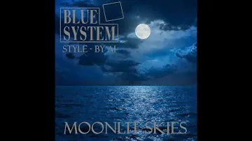 Blue System Style (by AI) - Moonlit skies