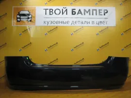 Volkswagen Polo 2010- бампер задний цвет Синий металлик Night Blue LH5X