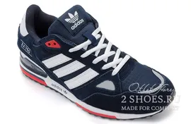 Кроссовки Adidas ZX 750 Dark Blue Red White