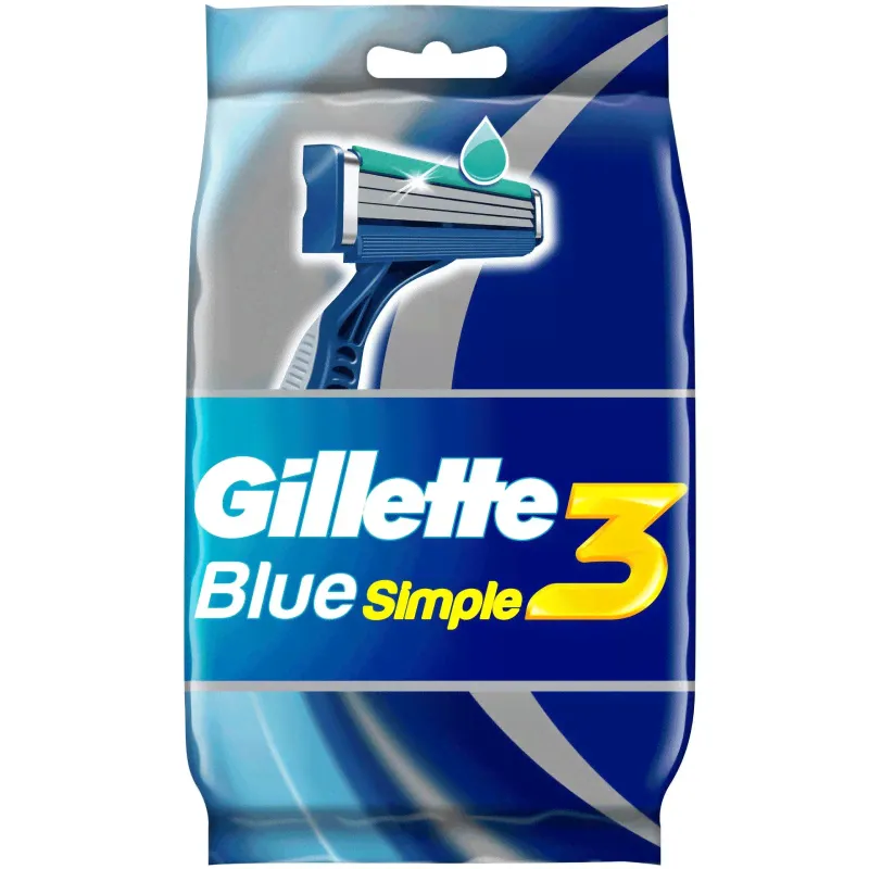 Бритва Gillette Blue Simple3 одноразовая, 8шт-3
