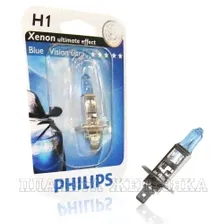 Автолампа 12V H1 55W P14.5s PHILIPS BLUE VISION ULTRA блистер
