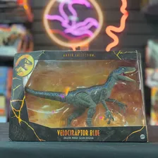 Jurassic World Amber Collection Velociraptor Blue Mattel 2020