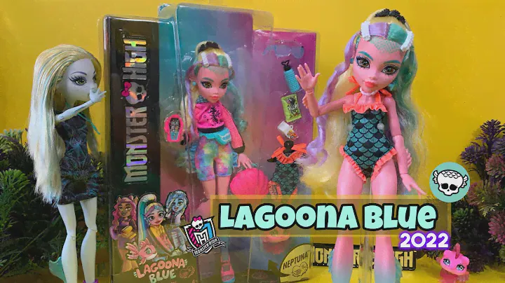 NEW Monster High 2022 G3 - Lagoona Blue unboxing / Обзор куклы Монстер Хай Лагуна Блю 2022 РОЗОВАЯ?