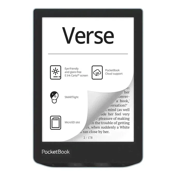 Электронная книга PocketBook 629 Verse Light Blue (PB629-2-WW)