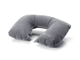 Подушка для путешествий надувная Travel Blue Neck Pillow, (220), цвет серо-синий