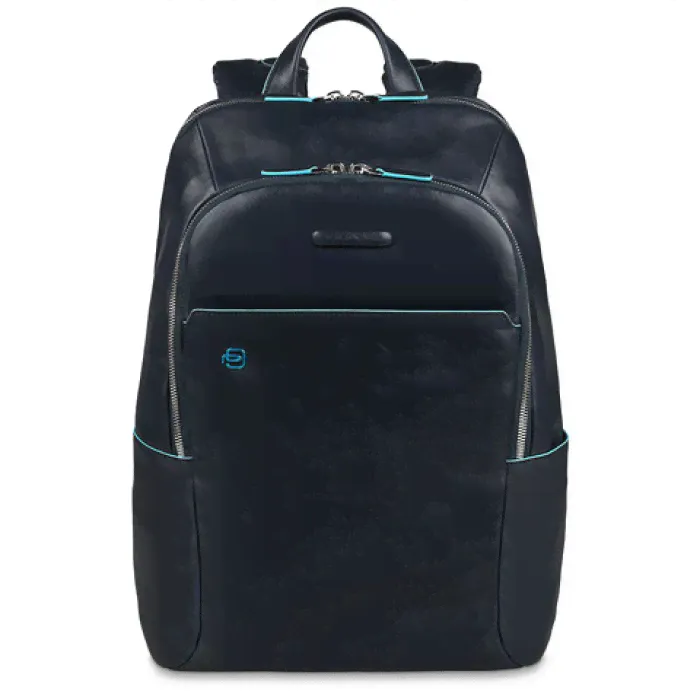 Рюкзак Piquadro Blue Square 13 , синий, 27,5х39х15 см, 16 л (CA3214B2 BLU2)-0
