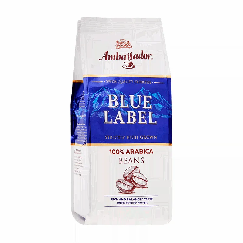 Кофе Ambassador Blue Label в зернах 200 гр-0