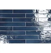 Керамическая настенная плитка Manacor Ocean Blue 6.5x40