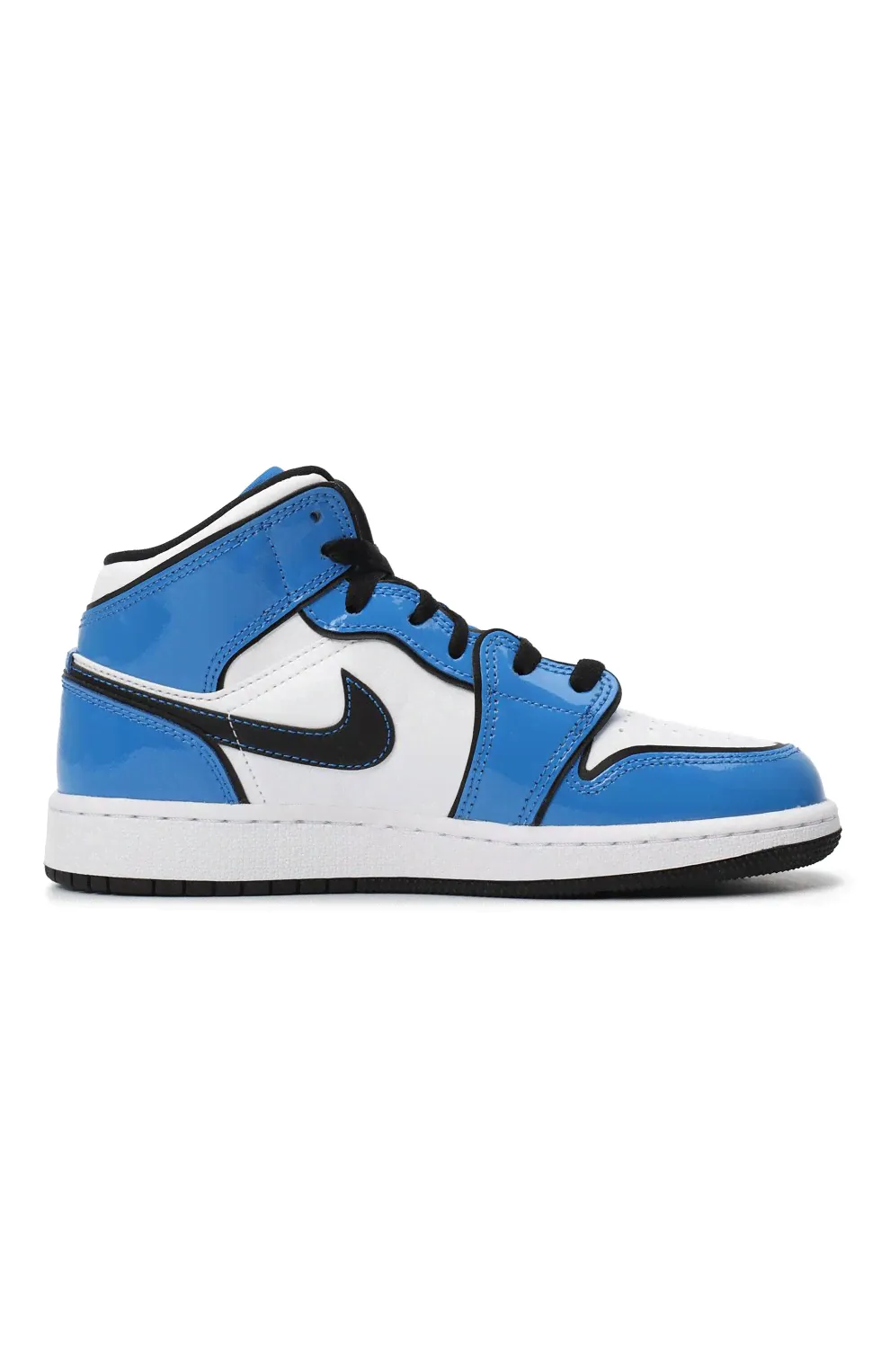 Кеды Air Jordan 1 Mid Signal Blue-2