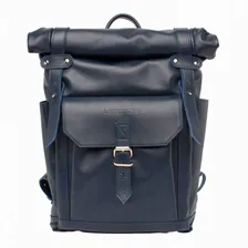 Кожаный рюкзак Lakestone Eliot Dark Blue