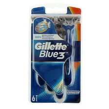 Станок бритвенный одноразовый Gillette Blue 3 , 6 шт