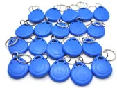 Набор не перезаписываемых брелоков ATIS RFID KEYFOB EM Blue, формат EM-Marine с кольцом (20 шт.)
