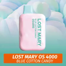 Lost Mary OS - Blue Cotton Candy 4000 (Одноразовая электронная сигарета)