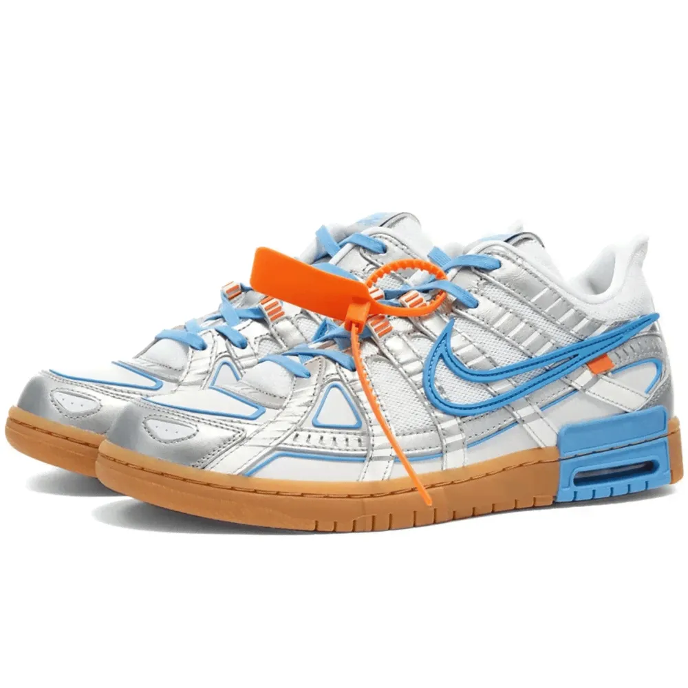 Nike SB Dunk Low Off White Rubber Blue (Синие)