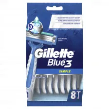 Одноразовые станки GILLETTE BLUE 3 (8шт)