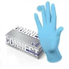 Перчатки нитриловые Connect Blue Nitrile (100 шт.)