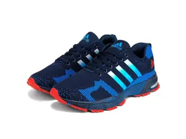 adidas marathon flyknit blue red