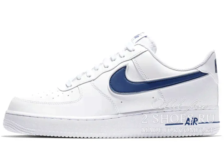 Кроссовки Nike Air Force 1 Low White Blue-0