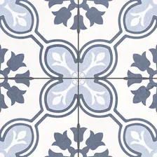 Керамогранит 45x45 ETILI Seramik CHATEAU Blue Pre-cut напольная