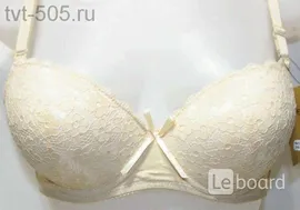 Бюстгальтер BLUE ROSE 1533 бежевый поролон супер push-up. Размер: 75B, Цветовая гамма: бежевый, Страна производитель: Фабрика Китая (Бюстгальтеры)