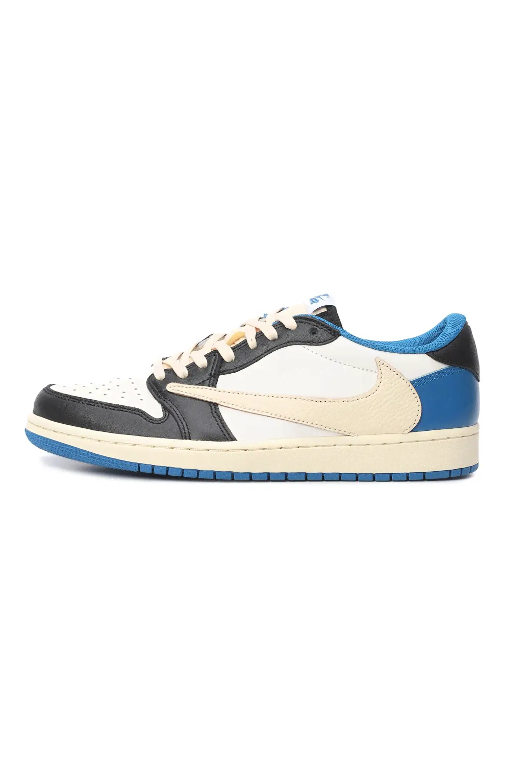 Кеды Nike x Travis Scott x Fragment Air Jordan 1 Low OG SP Military Blue-2