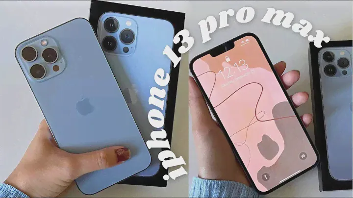 ✨ Iphone 13 pro max unboxing ✨ | aesthetic vlog | sierra blue