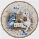 Подставка под горячее коллекция blue cats диаметр=10.3 см - Lefard